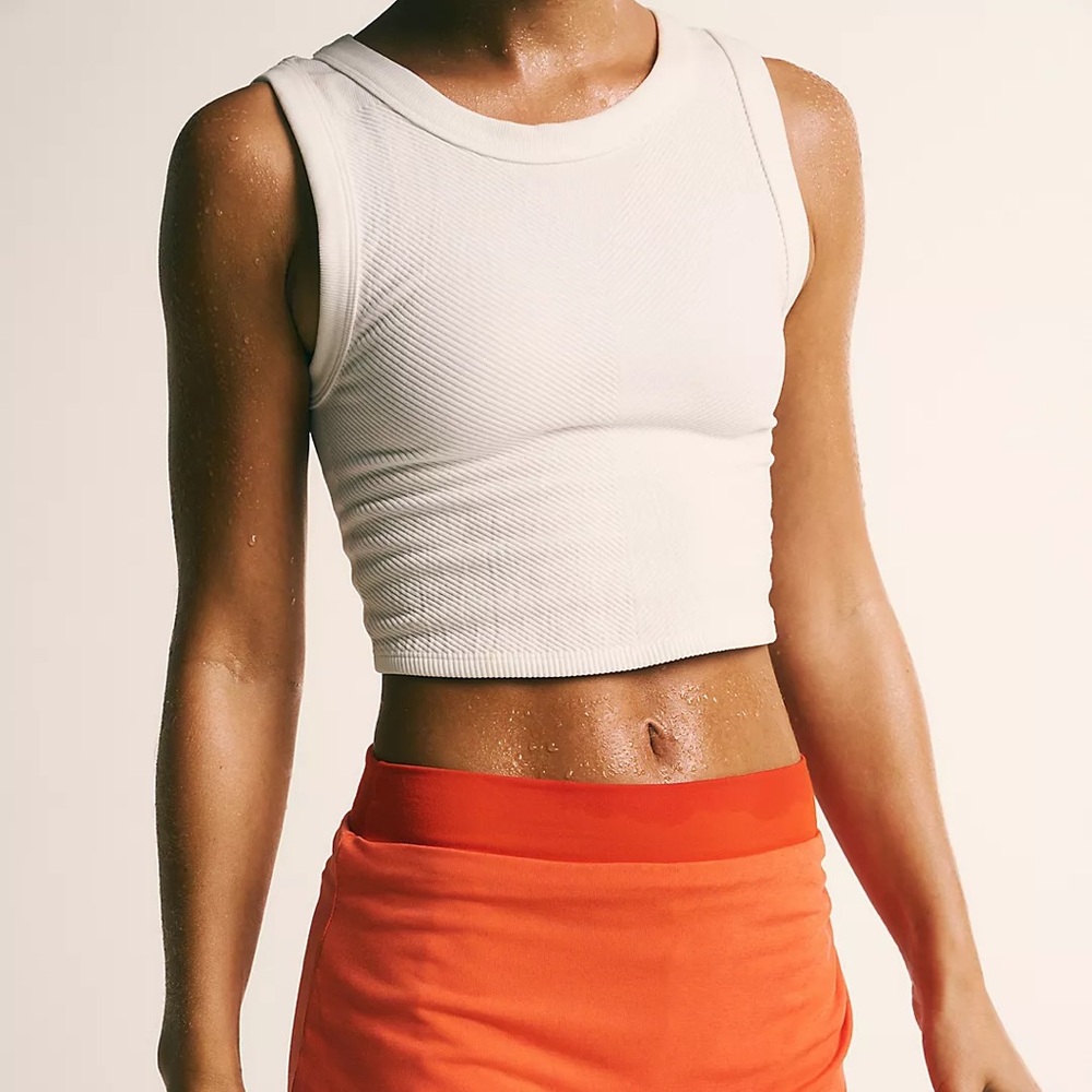 Free People Movement beige Muscle Tank- size xs/s